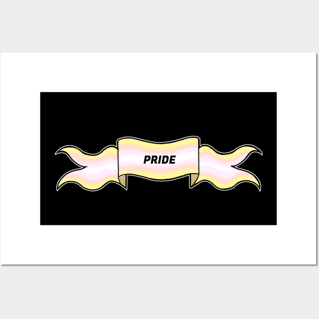 pangender pride banner Wall Art by TOASTYWAFFL3Z